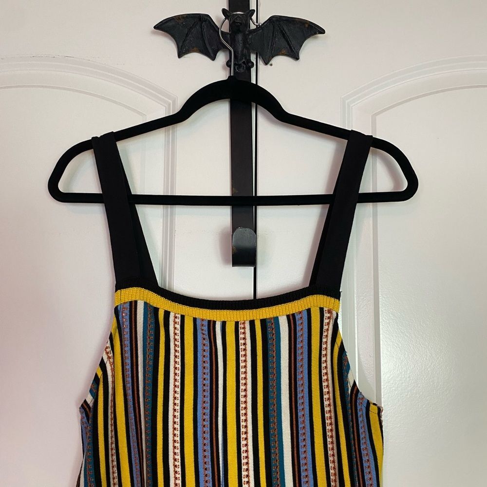 Zara Bohemian, Boho, Romper Multicolor Striped Comfortable NWOT Size L - Picture 7 of 12